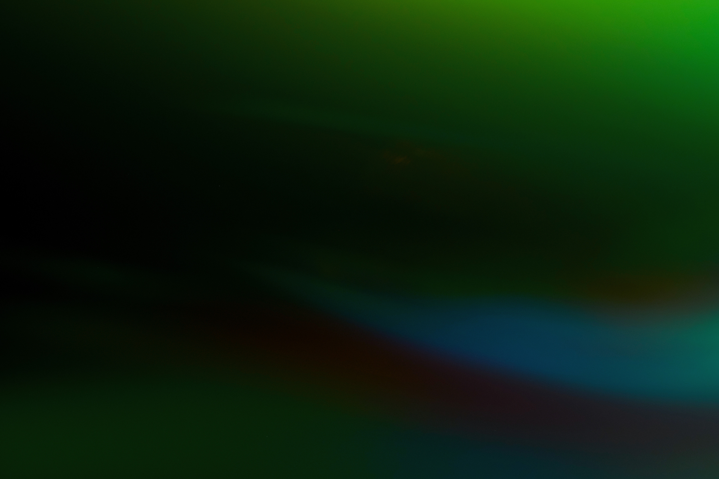 bokeh green gradient glow abstract lens flare